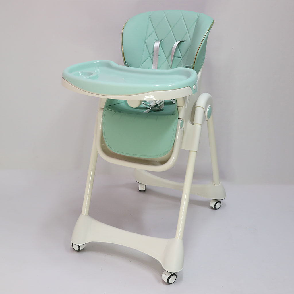 Modern OEM Folding Portable Baby Feeding Chair New Arrivals Baby High Chair, Plastic for Restaurant Dining Metal Adjustable