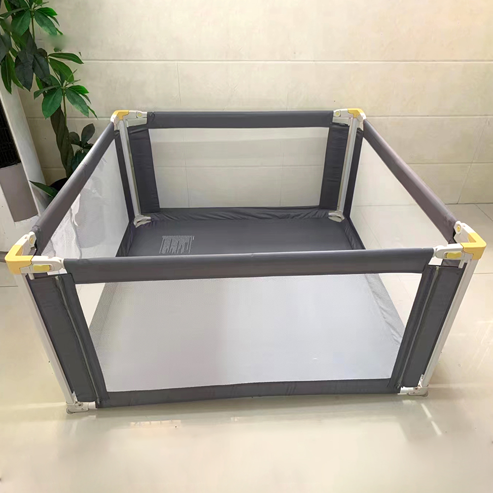 Portable Modern Indoor Outdoor Foldable Vertical Lifting 127*127cm Square Oxford Fabric Safety Playpen Baby Playards For Toddler