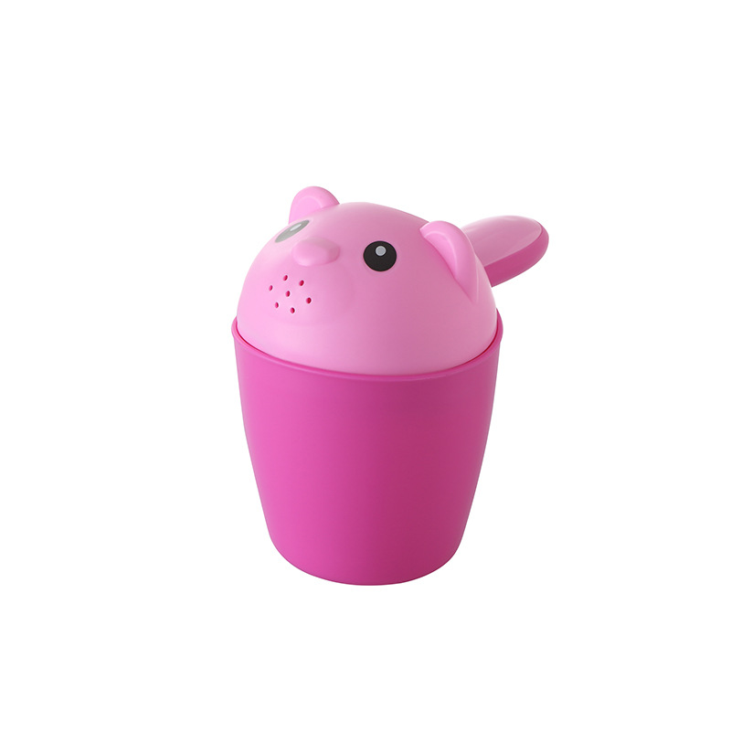 New Arrivals Cute Multifunction Plastic Injection Molding Straight Body  Washing Hair Rinse Baby Bath Shampoo Cup
