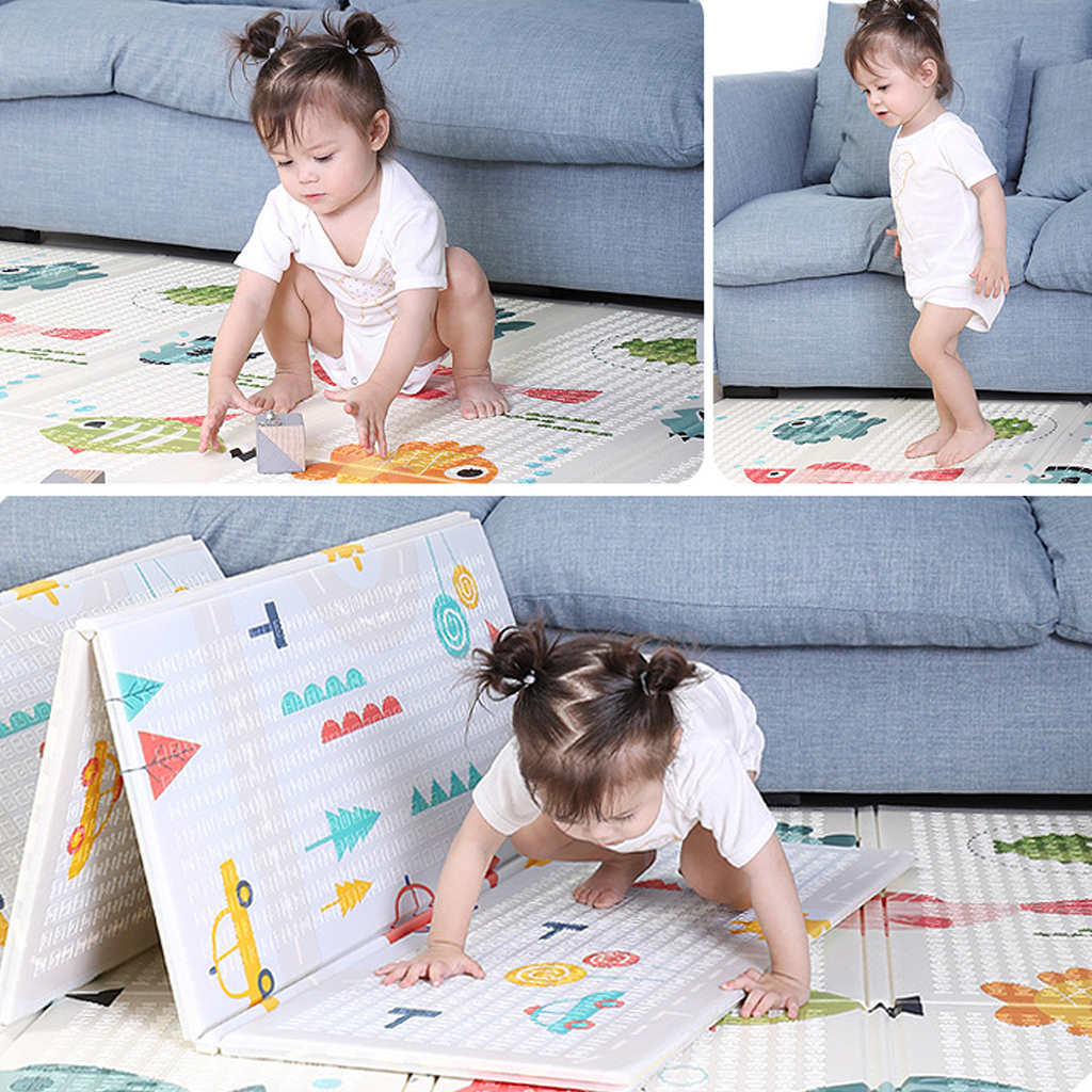 Large Baby Playmat XPE Material Eco-friendly 200*180*1cm Baby Play Mat for House Playroom Children Play Floor Mat Rectangular