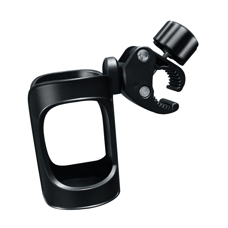 Plastic Universal 360 Degrees Rotation Large Caliber Designed Stroller Cup Holder For Stroller Bike Wheelchair Walker Scooter