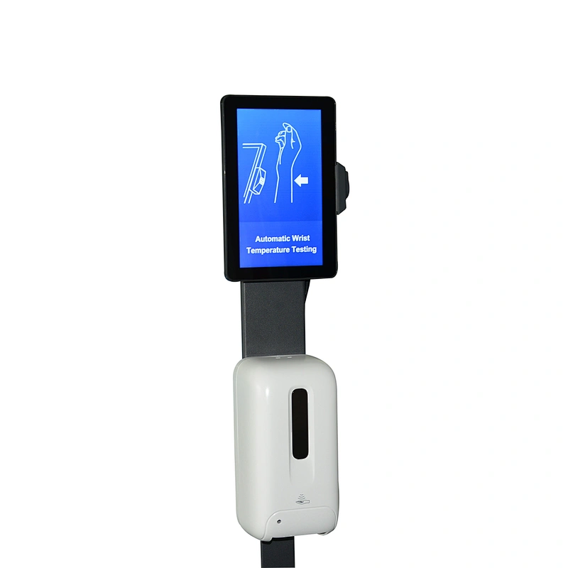 Temperature measurement + Hand washing induction machine