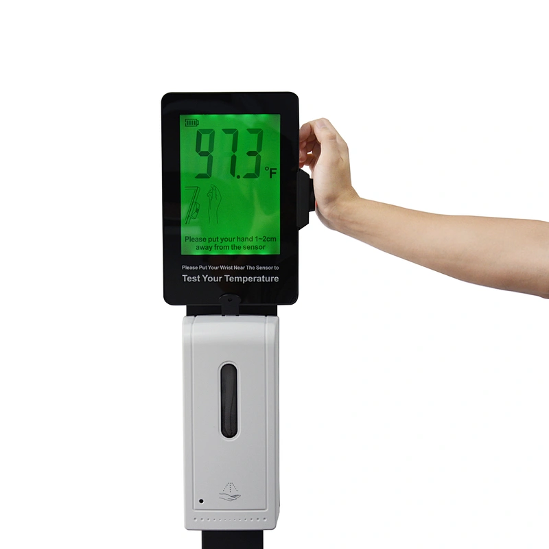 Temperature measurement + Hand washing induction machine