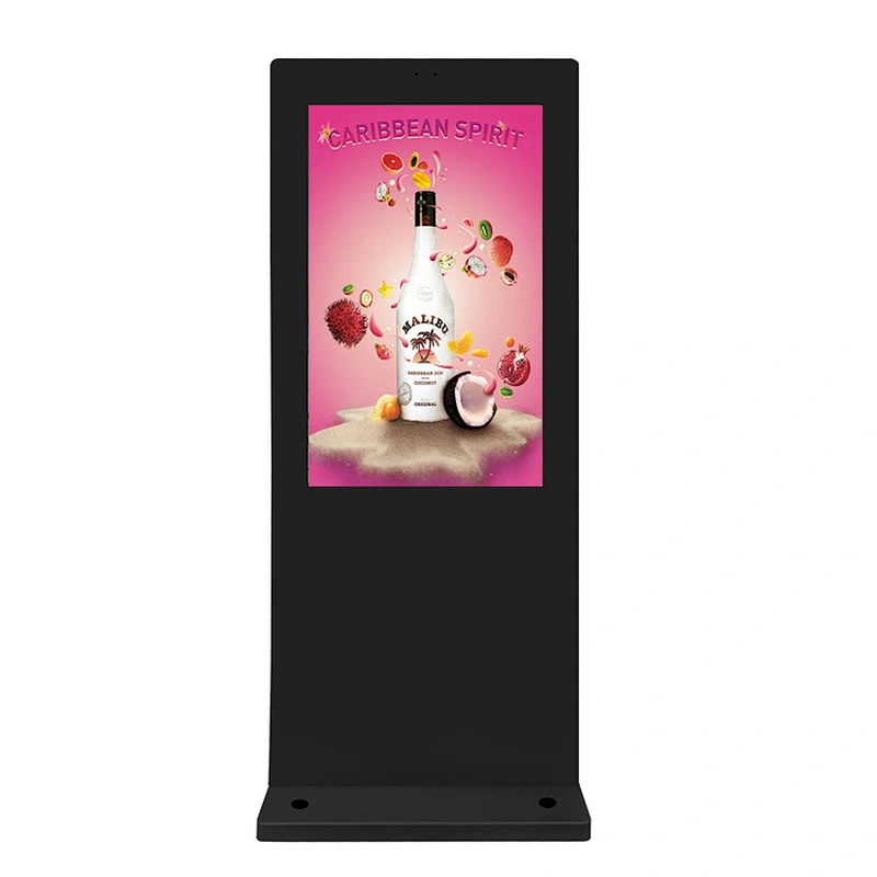 65 Inch Large Big Outdoor Advertising Lcd Display Screen Tv Floor Stand Digital Signage Kiosk touch screen