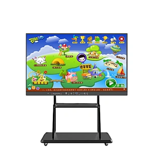 86 inch e-board led touchscreen pc wall mounted smart all in one pc interactive whiteboard  for education conference