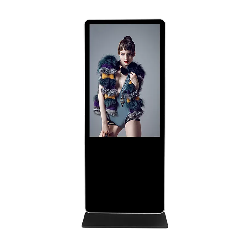 Factory price 50 inch floor stand vertical advertising tv digital signage lcd display