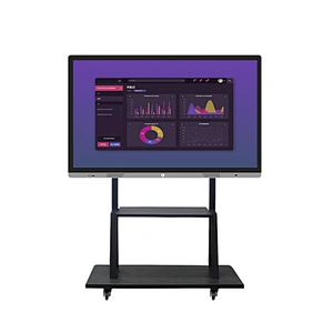 New Items 75 Inch Free Standing Teaching All In One Touch Screen PC Smart Whteboard