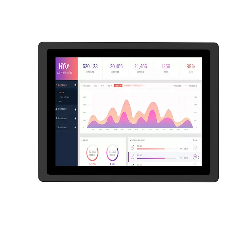 Hot Selling 10.4 Inch Square Wall Mount Industrial Tablet Touch Screen PC Windows
