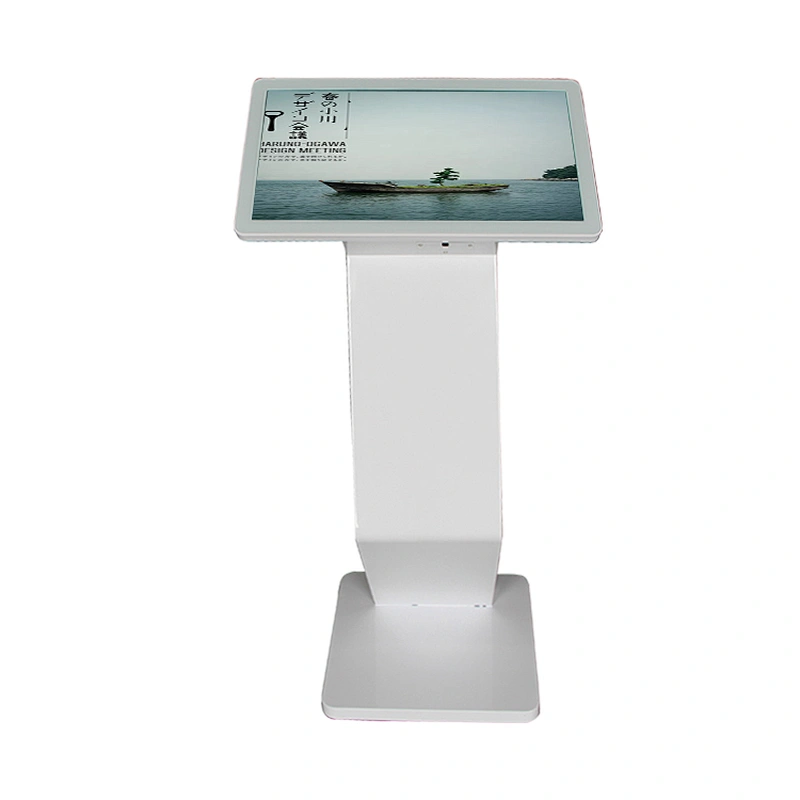 free stand multi touch point HD self-service payment dual touch screen kiosk