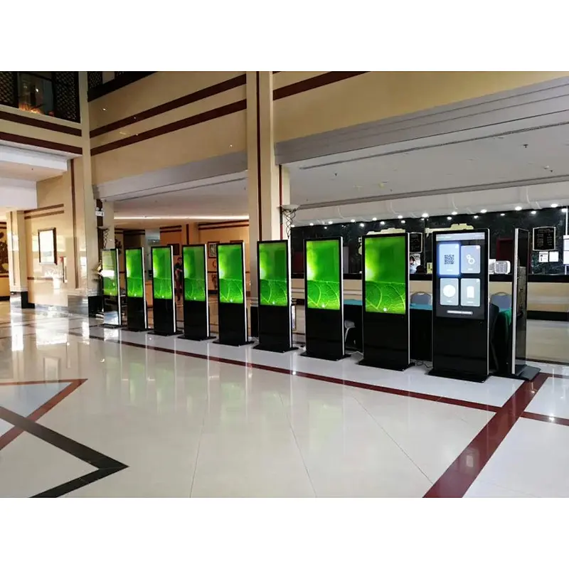 Hot selling 55 inch floor stand indoor vertical advertising digital signage display