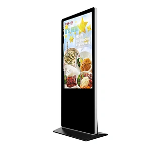 High Quality Full Hd Video Lcd  floor stand cd player station touch screen advertising display