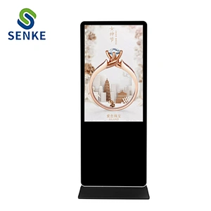65 inch floor standing touch screen digital signage display for advertising