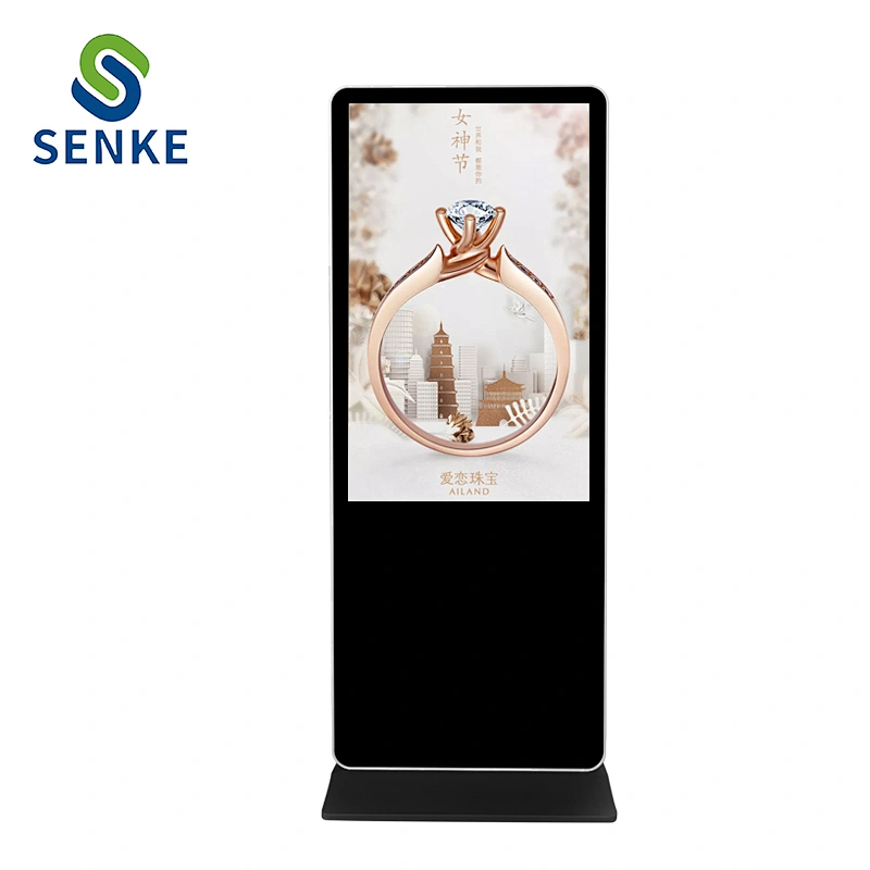 65 inch floor standing touch screen digital signage display for advertising