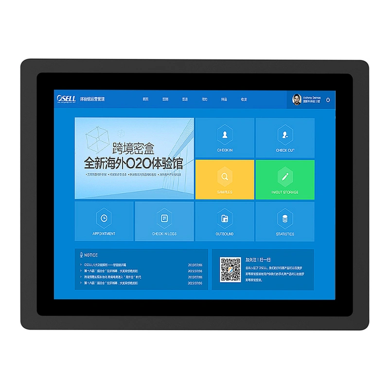Linux Fanless Embedded Computer Mini Touchscreen Panel Rugged Tablet PC i5
