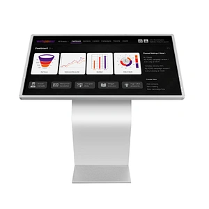 60 inch floor stand infrared touch screen self-service terminal information checking kiosk