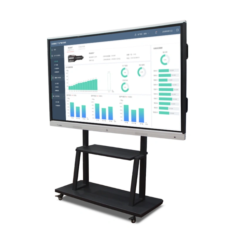Hot Selling 75 Inch Indoor IR Trace Board Interactive Whiteboard Digital Signage Player