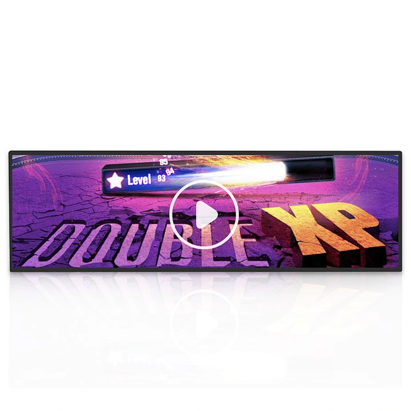 Senke Easily Shipping 24/28 Inch Hospital Ultra Thin Lcd Stretched Bar Advertising Display