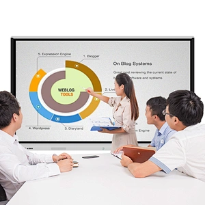 Hot Selling 75 Inch Indoor IR Trace Board Interactive Whiteboard Digital Signage Player
