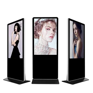 43  inch vertical floor stand led lcd commercial indoor screen digital advertising display price