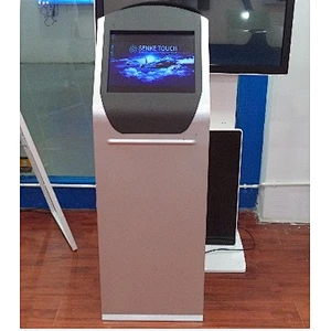 free stand multi touch point HD self-service payment dual touch screen kiosk