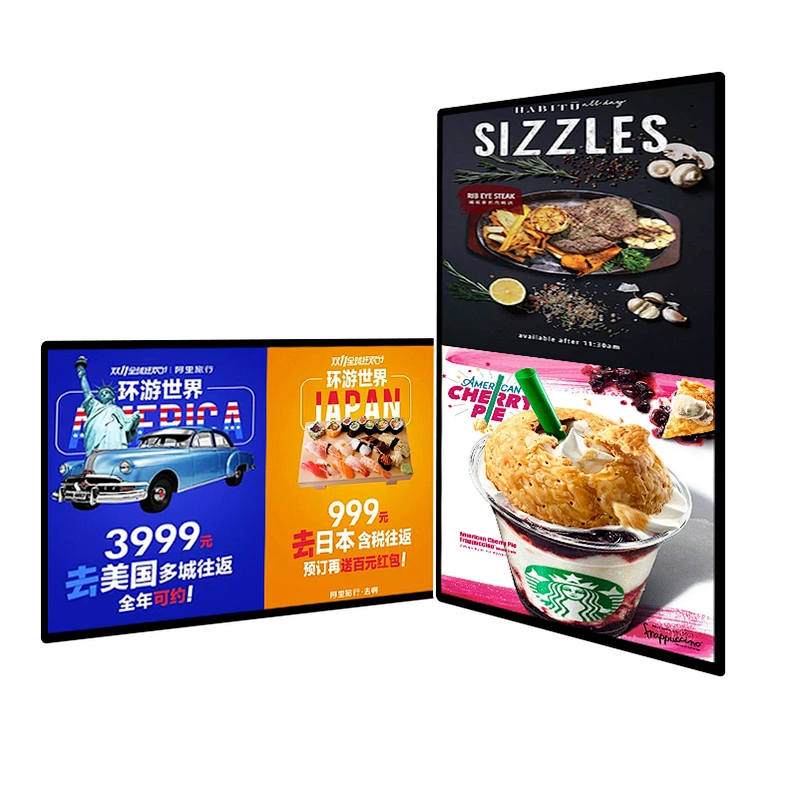 New Design 32 Inch Wall Mounting Stand Alone Interactive Digital Signage Advertising Lcd Display