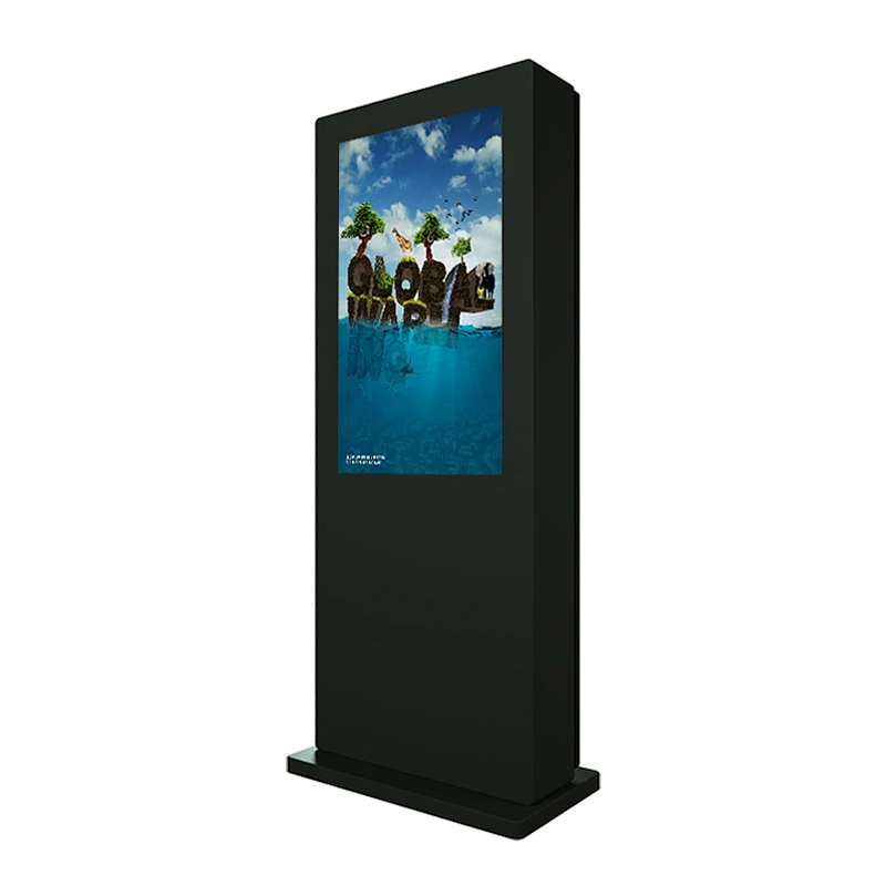 large size ip65 wifi internet touch screen outdoor lcd advertising display floor stand vertical electronic ad players