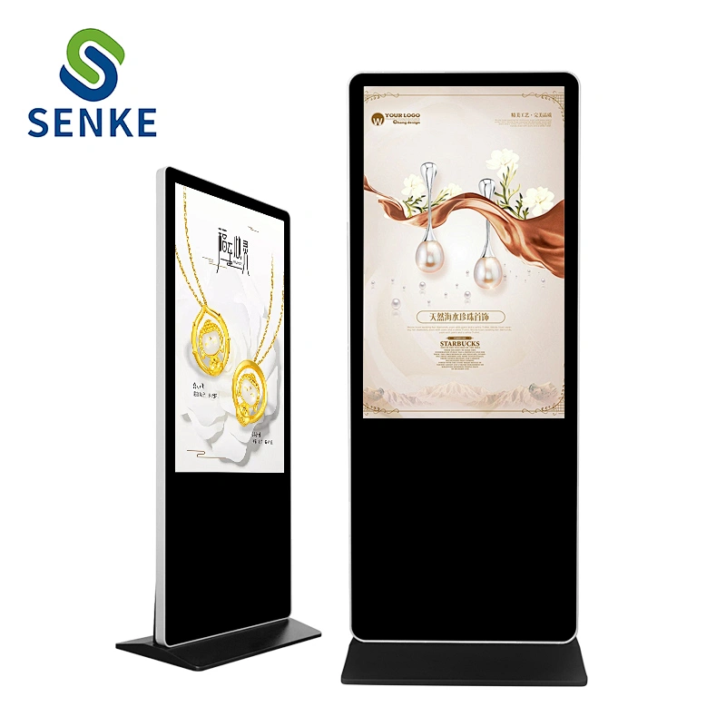 65 inch floor standing touch screen digital signage display for advertising