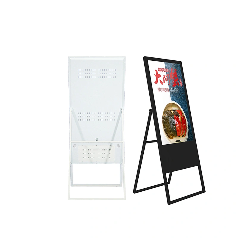 Hot selling Export 43 Inch Portable Free Standing Led Displays Street Advertising Screen Player