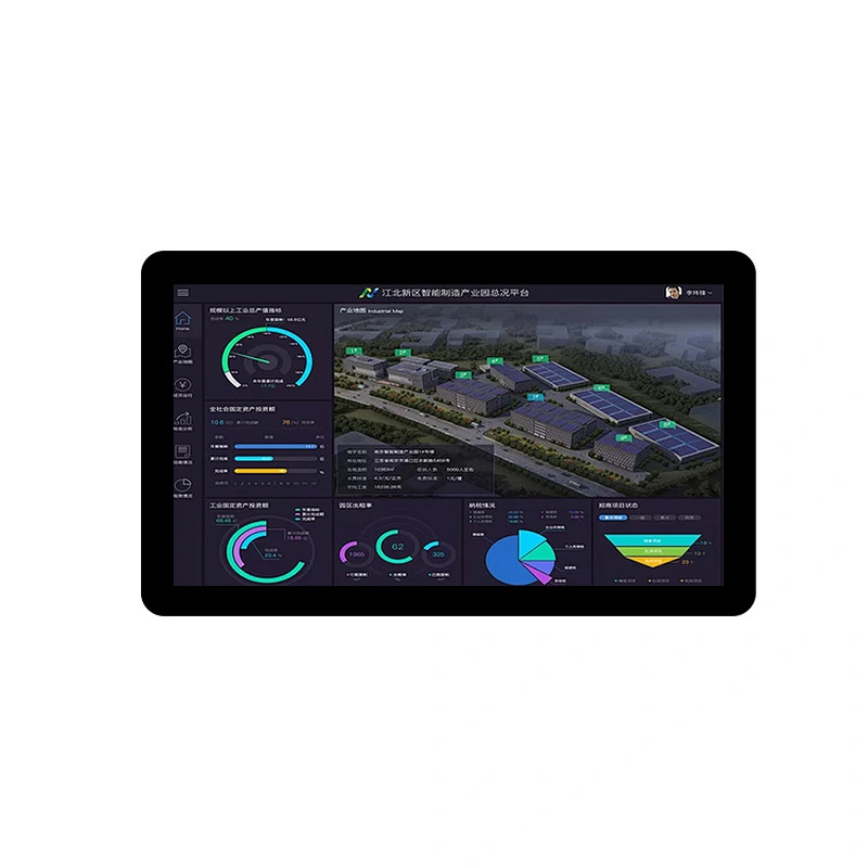 Alta resolución 15.6 pulgadas Android tableta integrada computadora industrial barata