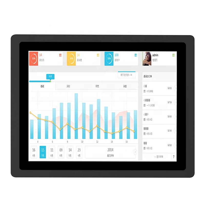 Fast delivery 10.1 Inch Embedded Desktop Touch Screen Tablet All In One tv Computer Industrial pc