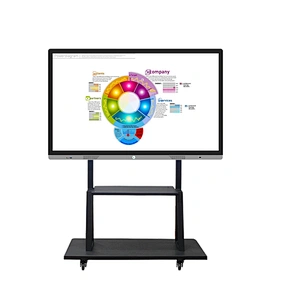 New Items 65 Inch Free Standing Teaching All In One Touch Screen PC Smart Whteboard