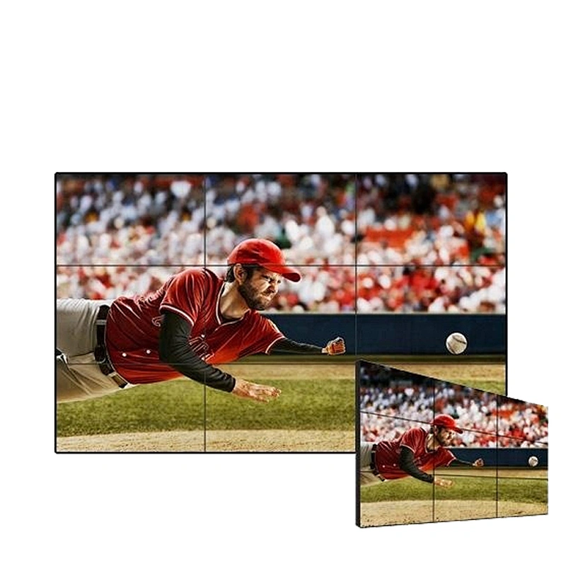 Factory price 49 55 inch Seamless narrow bezel exhibition LCD led Video Wall