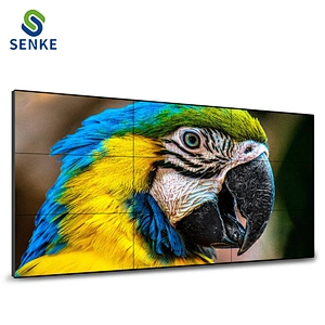 China factory 8mm 2*2 3*3 narrow bezel  LCD LED video wall controller mount display