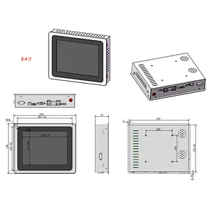 Popular Export 8.4 Inch Square Touch Screen Cheap Windows All In One PC