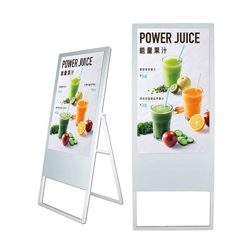 indoor high definition tft big ad display screen monitor led advertising panel