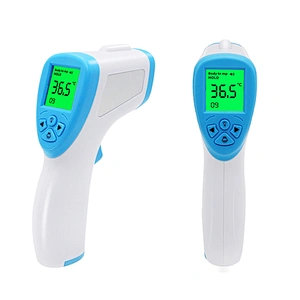 Non touch digital infrared forehead body measurement gauge with longer distance