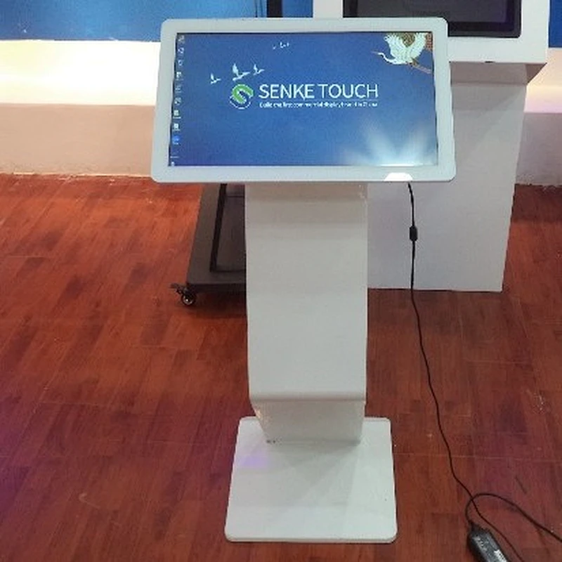 21.5 inch free stand indoor touch screen Information Terminal Self-service Query kiosk