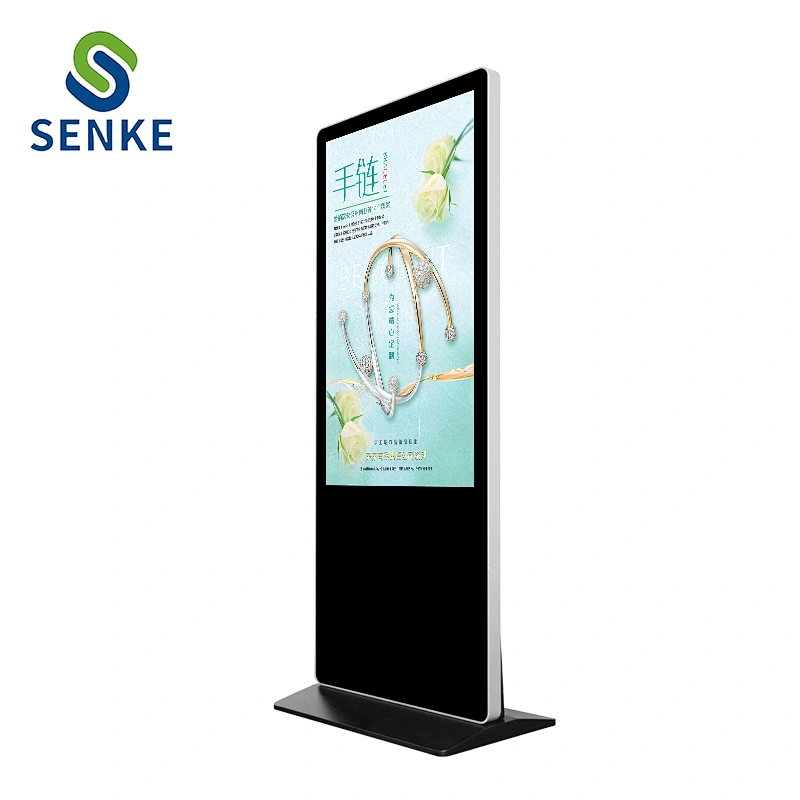 65 inch floor standing touch screen digital signage display for advertising