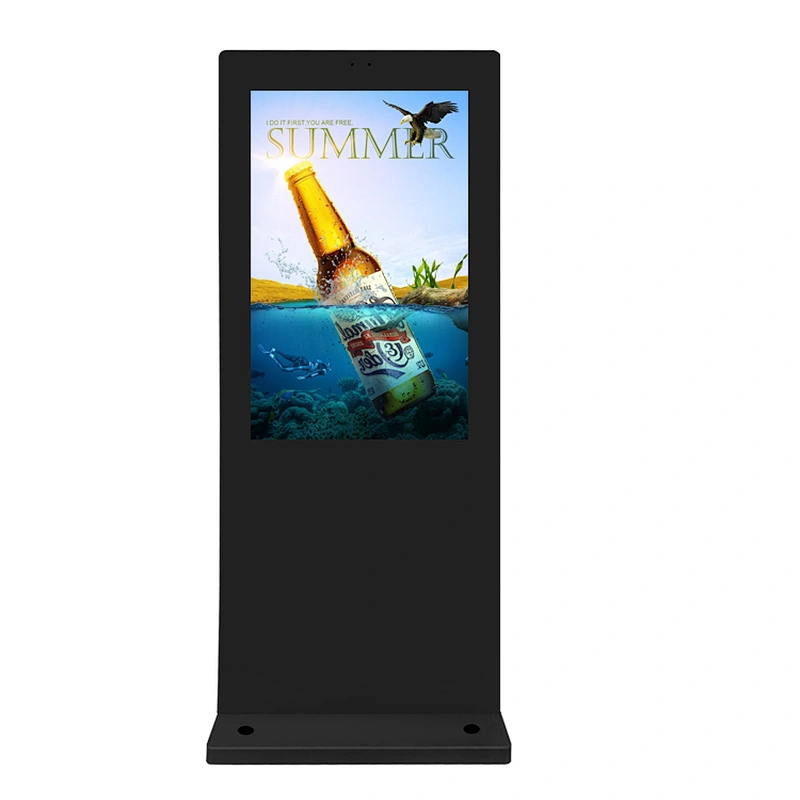 65 Inch Large Big Outdoor Advertising Lcd Display Screen Tv Floor Stand Digital Signage Kiosk touch screen