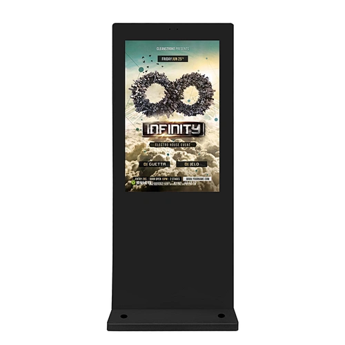 32-86 inch outdoor free stand advertising led display screen price/ Guangdong digital signage kiosk
