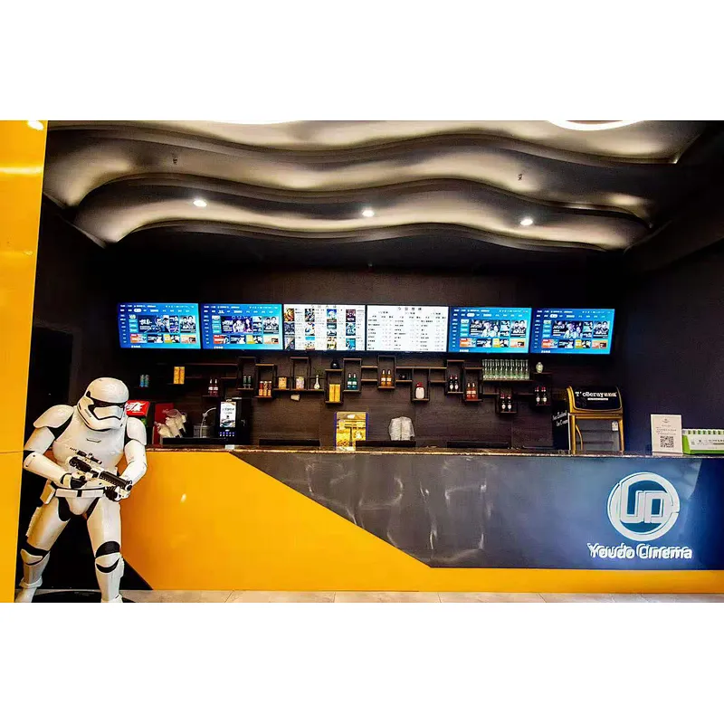 Wall mounted wifi 4G network  lcd advertising display