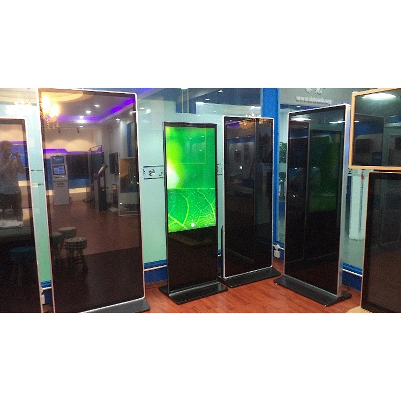 Large Size 75 Inch Floor Standing Lobby Multi Touch Screen Digital Signage Kiosk