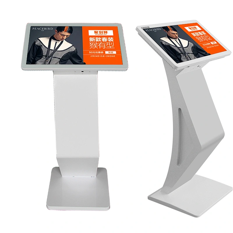 sensitive touch information printer shopping mall advertising touch screen kiosk