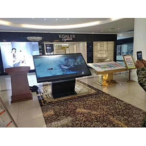 32 inch sensitive floor stand indoor digital kiosk stand pc touch screen
