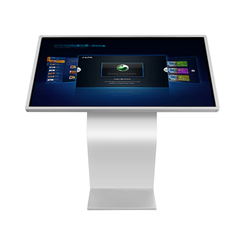 60 inch floor stand infrared touch screen self-service terminal information checking kiosk