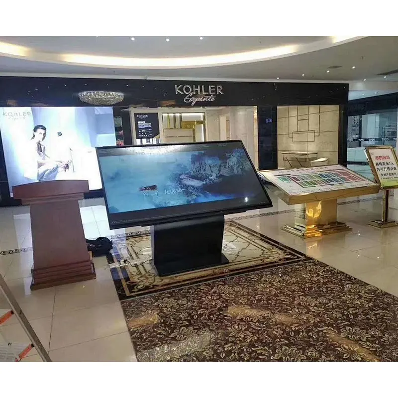 Guangdong Indoor Floor Standing library 43 Inch Touch Screen Information Kiosk Price