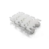 7200K(H103) White/blue Food Grade Plastic Modular Side Flexible Conveyor Belt In Conveyors