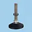 conveyor parts adjustable feet stand with rubber foot