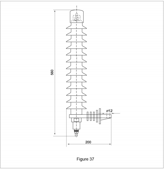 zinc oxide arrester structure