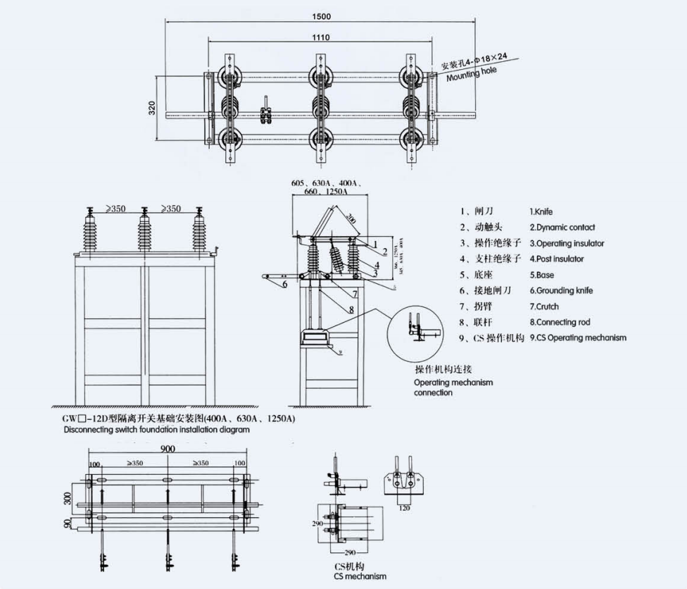 Appearance And Installation Dimensions